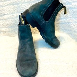 Blundstone Rustic Black Chelsea Boots W sz 7
